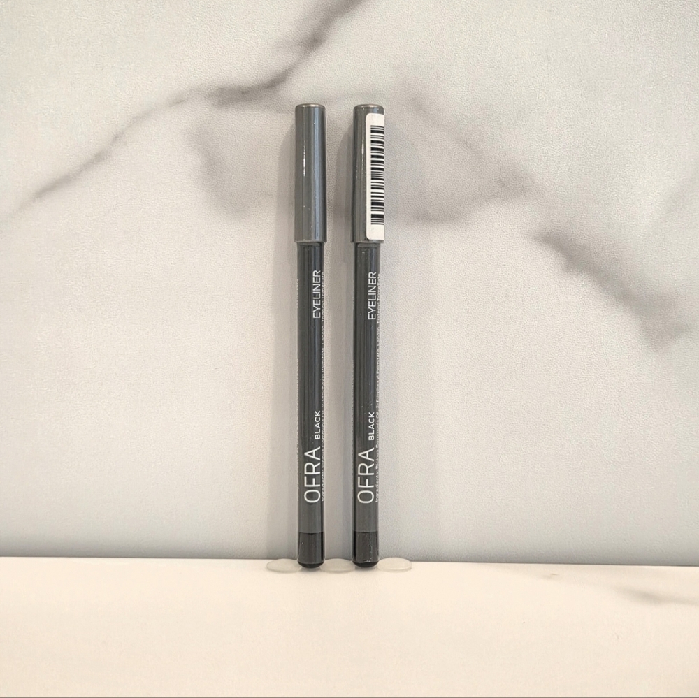 Ofra Cosmetics Soft Eyeliner Pencil In Black 1.2g Each x2 (Two) - NEW SEALED